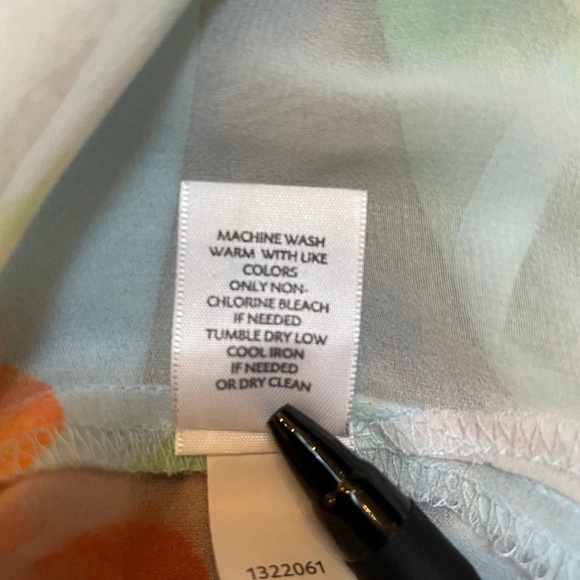 J Jill Chiffon Sheer Long Sleeved Blouse, Size M - Picture 14 of 14